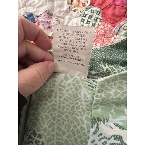 Cintas Four Seasons Resort Hualalai Uniform Muu Muu Dress Sz M Green Coral Print - Picture 13 of 13